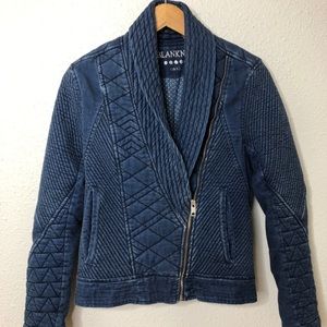 Denim Moto Jacket BLANK NYC